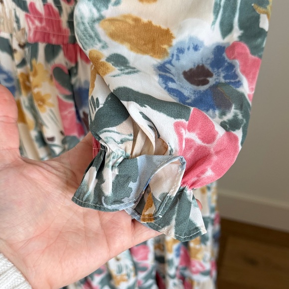 Baltic Born Floral Print Smocked Dress - Picture 5 of 5